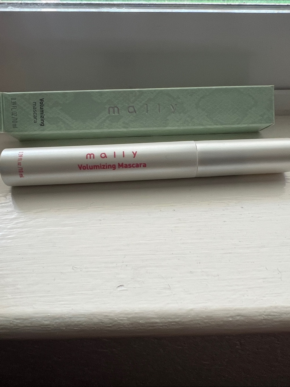 Mally Beauty Volumizing Mascara — White Tube with Pink Logo
